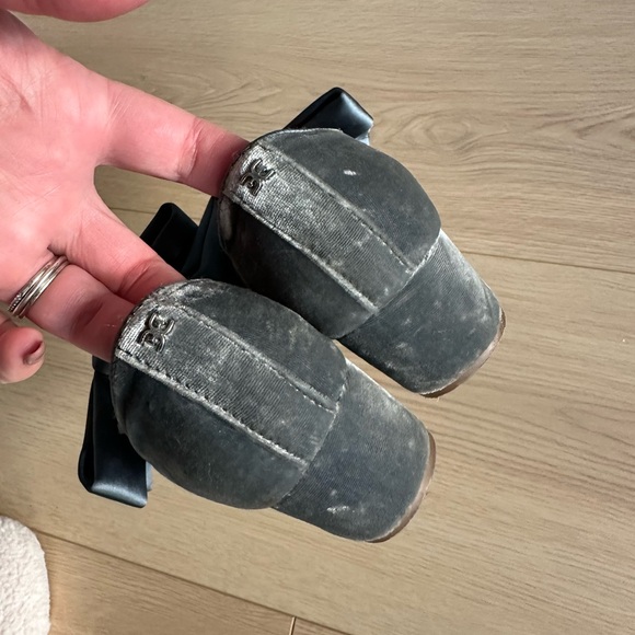 Sam Edelman Teddy velvet green girls heel - Picture 4 of 8